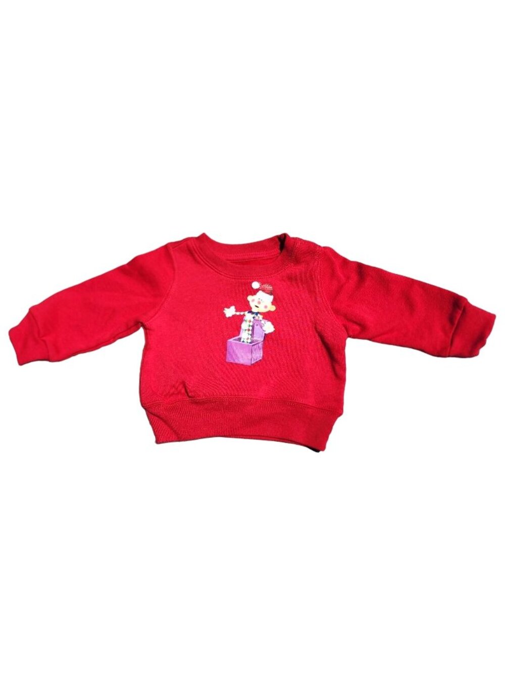 Baby Rudolph the Red-Nose Reindeer Sweatshirt 6-9 Months Misfit Toy Charlie Box